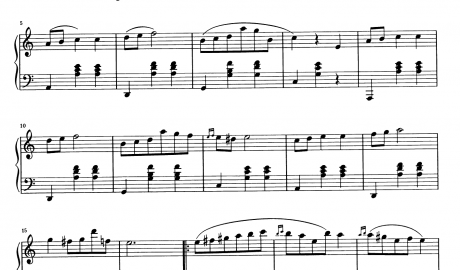 partition piano cover unpianiste gratuit débutant